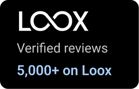 Loox verified reviews badge