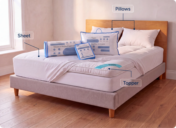 Upgrade Your Whole Bed for 50% Less