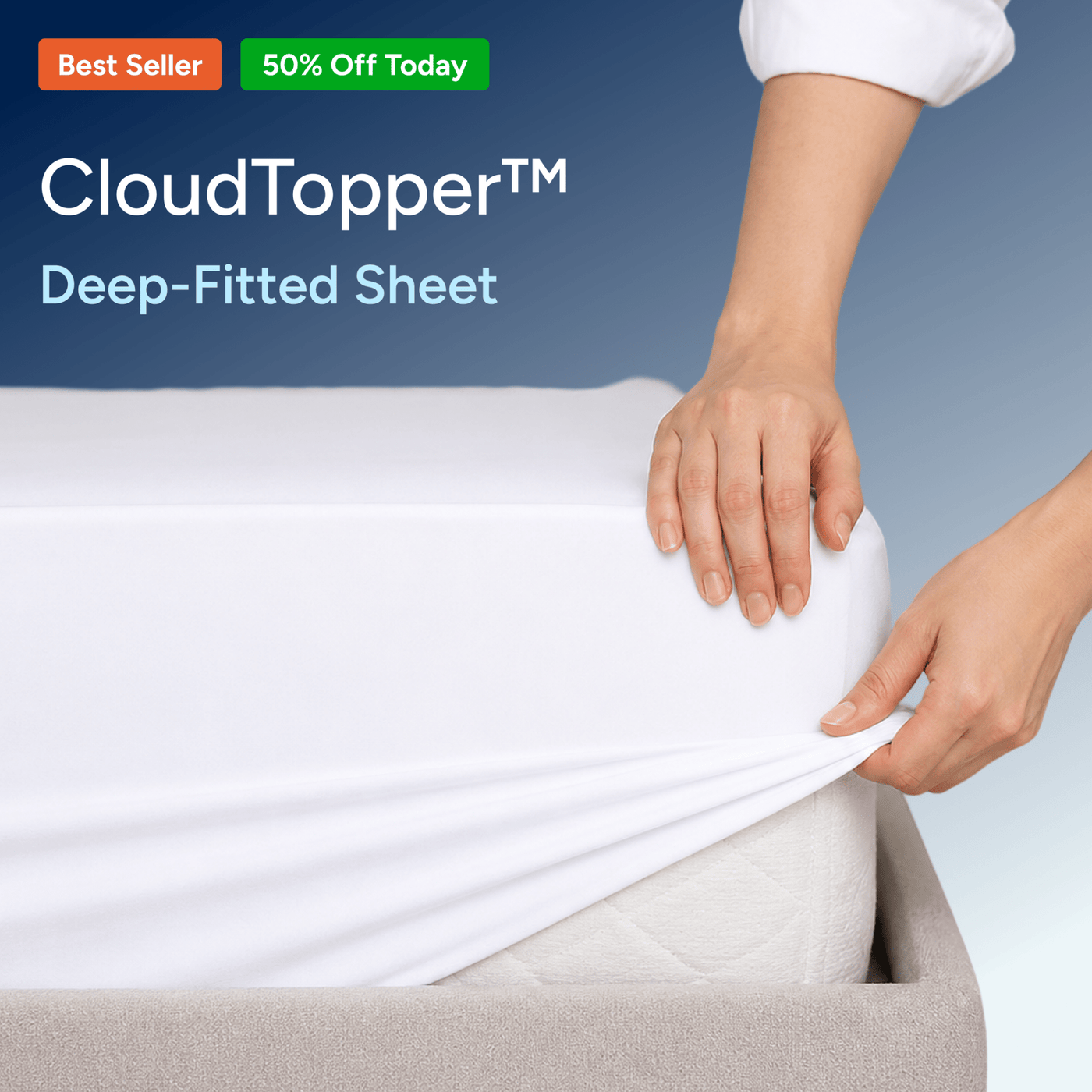 Deep Fitted Sheets for Any Mattress – Extra Deep Fit & Comfort