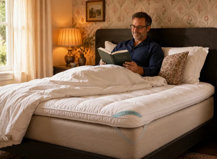 CloudTopper on a bed