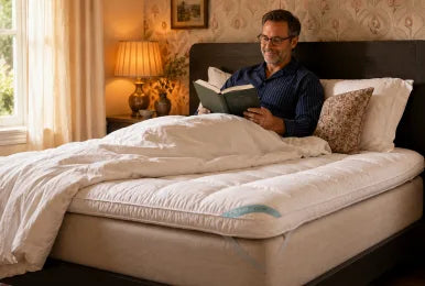 CloudTopper on a bed