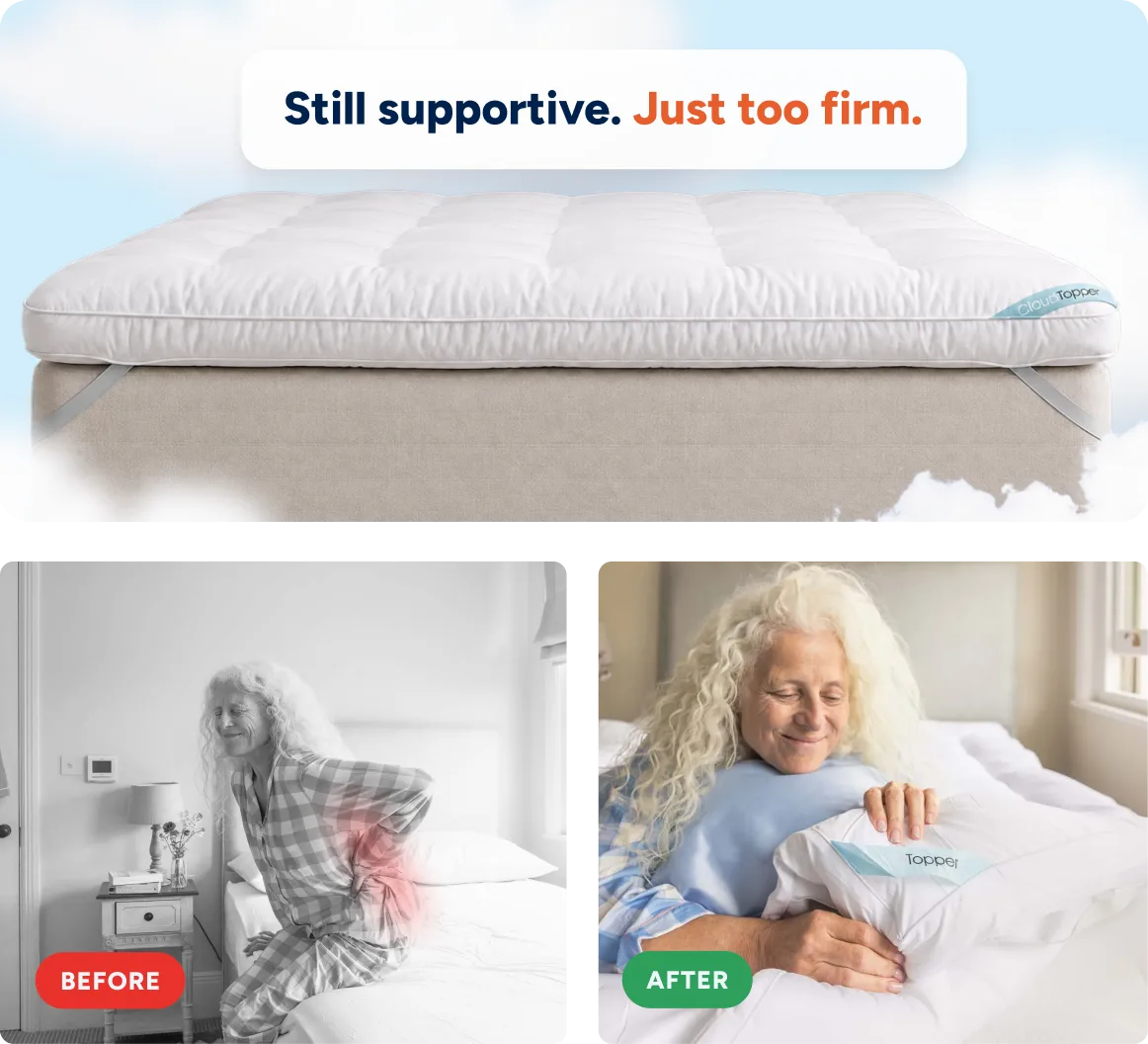 CloudTopper hero photo with before and after comparison