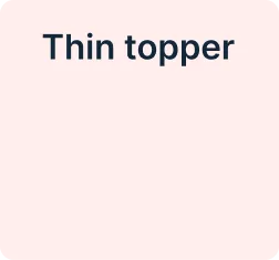 Thin topper compresses back on the firm mattress
