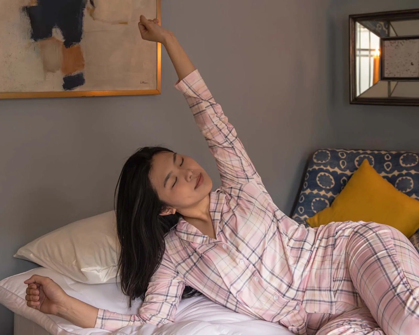 Sleeping on a bed fitted with CloudTopper