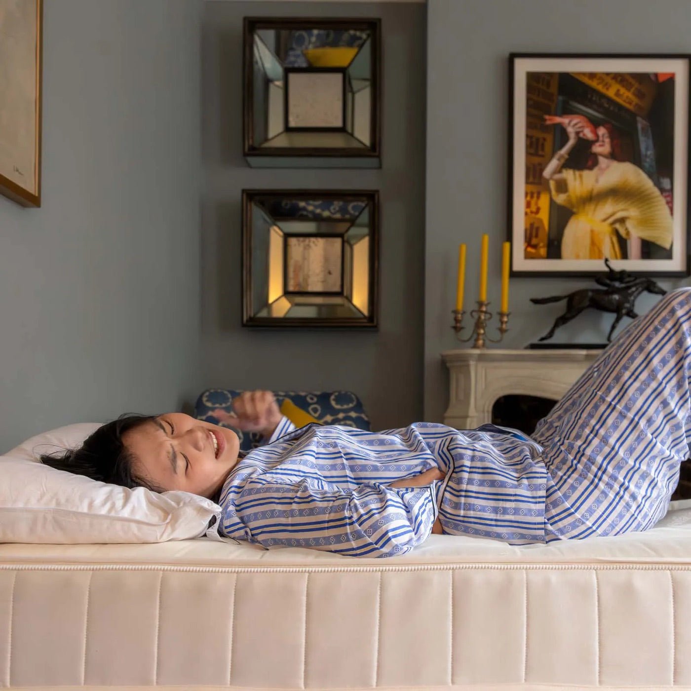 Sleeping on a bare mattress