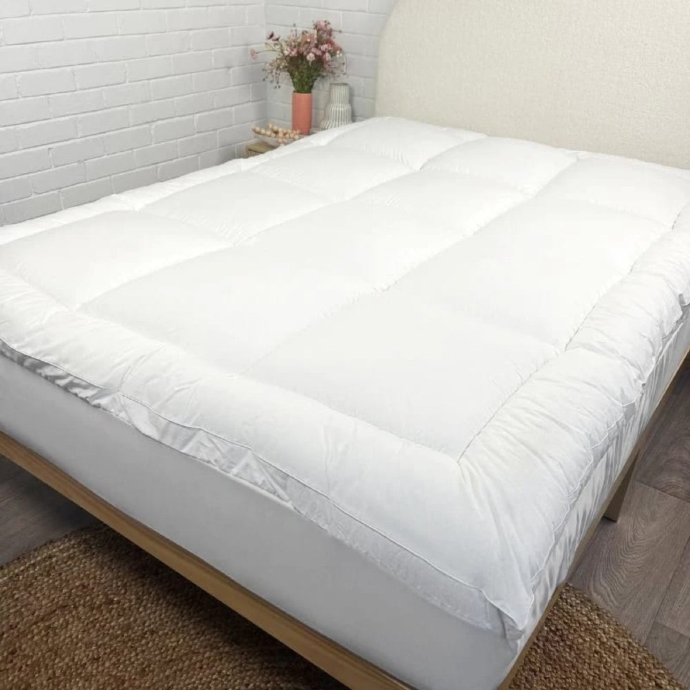 CloudTopper fitted to a double bed